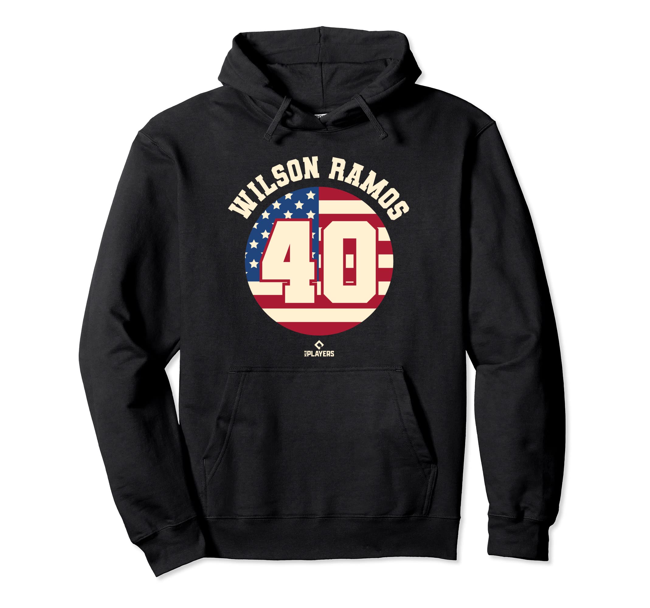 Wilson Ramos American Flag Cleveland Hoodie - Custom Art Print Unisex - T-Shirt, Sweatshirt, Hoodie