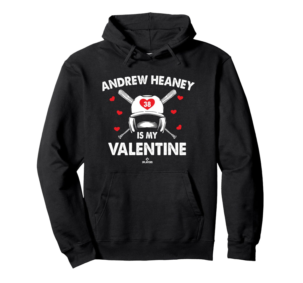 Andrew Heaney Is My Valentine Date Hoodie - Trendy Graphic Men Women - T-Shirt, Sweatshirt, Hoodie