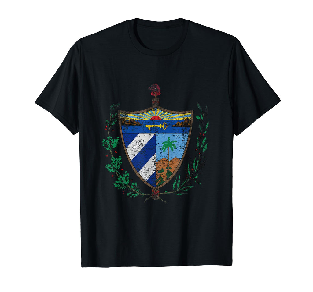 Cuban Coat Arms Cuba Symbol T-Shirt - Minimalist Print for Adults - T-Shirt, Sweatshirt, Hoodie