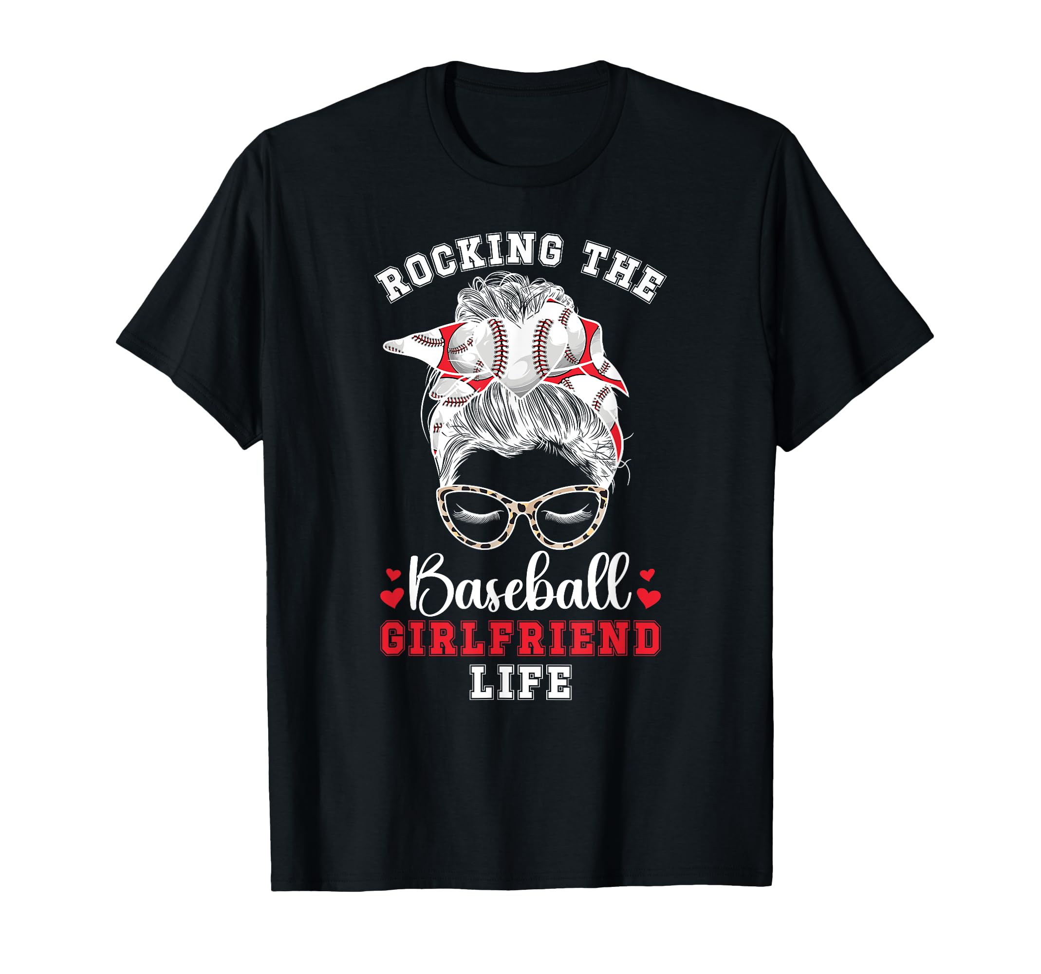 Baseball Girlfriend Life Girlfriend T-Shirt - Novelty Apparel for Adults - T-Shirt, Sweatshirt, Hoodie