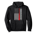 Baseball Us Flag Baseball Lover Dad Hoodie - Minimalist Print Unisex - T-Shirt, Sweatshirt, Hoodie