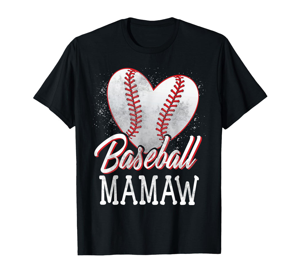 Baseball Mamaw Baseball Player T-Shirt - Minimalist Print Men Women - T-Shirt, Sweatshirt, Hoodie