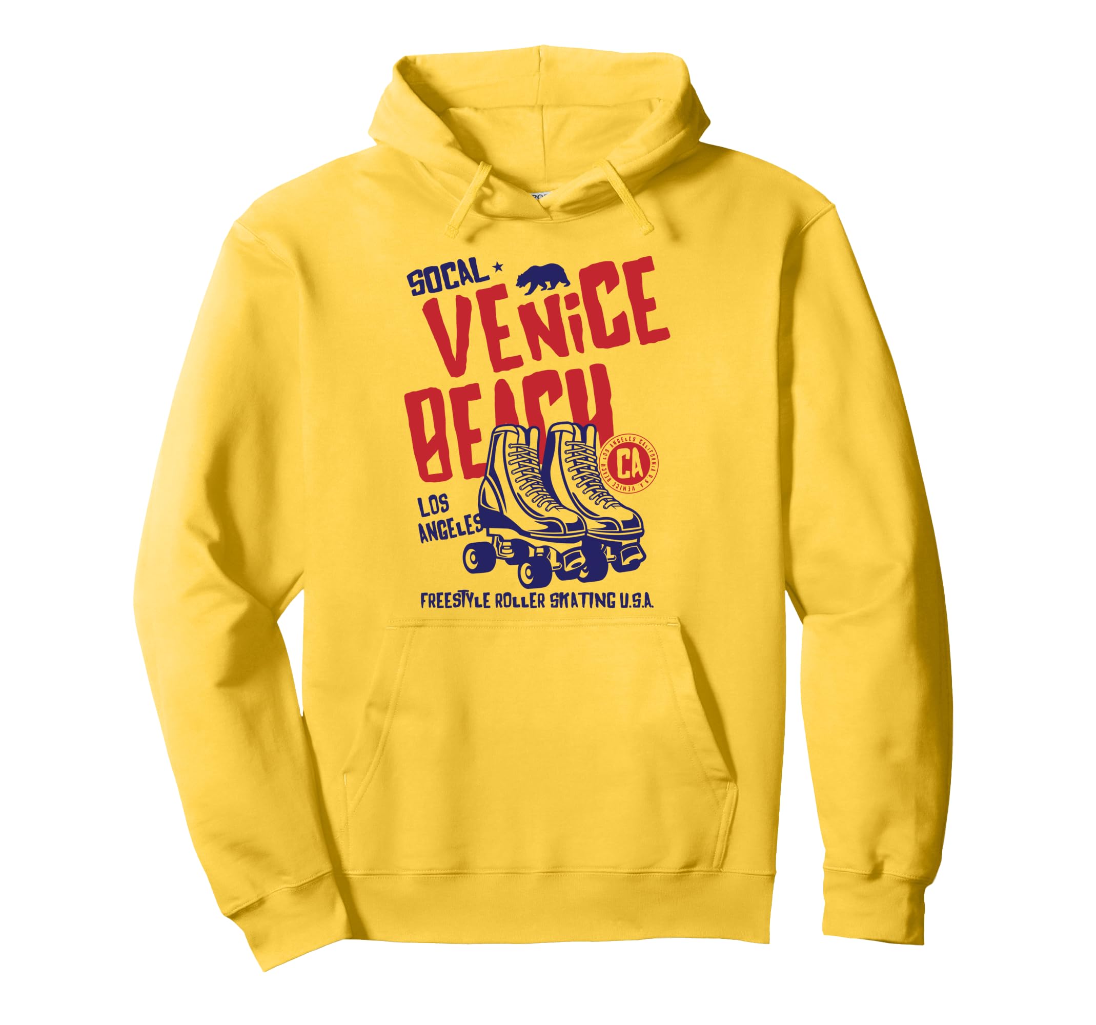 Venice Beach California Roller Skate Hoodie - Custom Art Print Unisex - T-Shirt, Sweatshirt, Hoodie