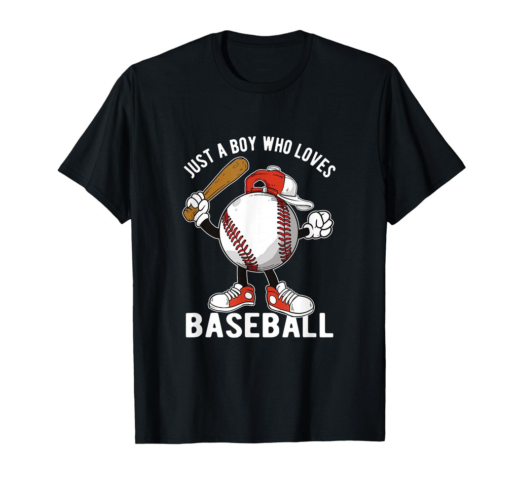 Just Who Loves Baseball T-Shirt - Novelty Apparel Unisex - T-Shirt, Sweatshirt, Hoodie