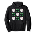 Baseballs Green Bows Ball Mom Hoodie - Casual Everyday Wear for Adults - T-Shirt, Sweatshirt, Hoodie