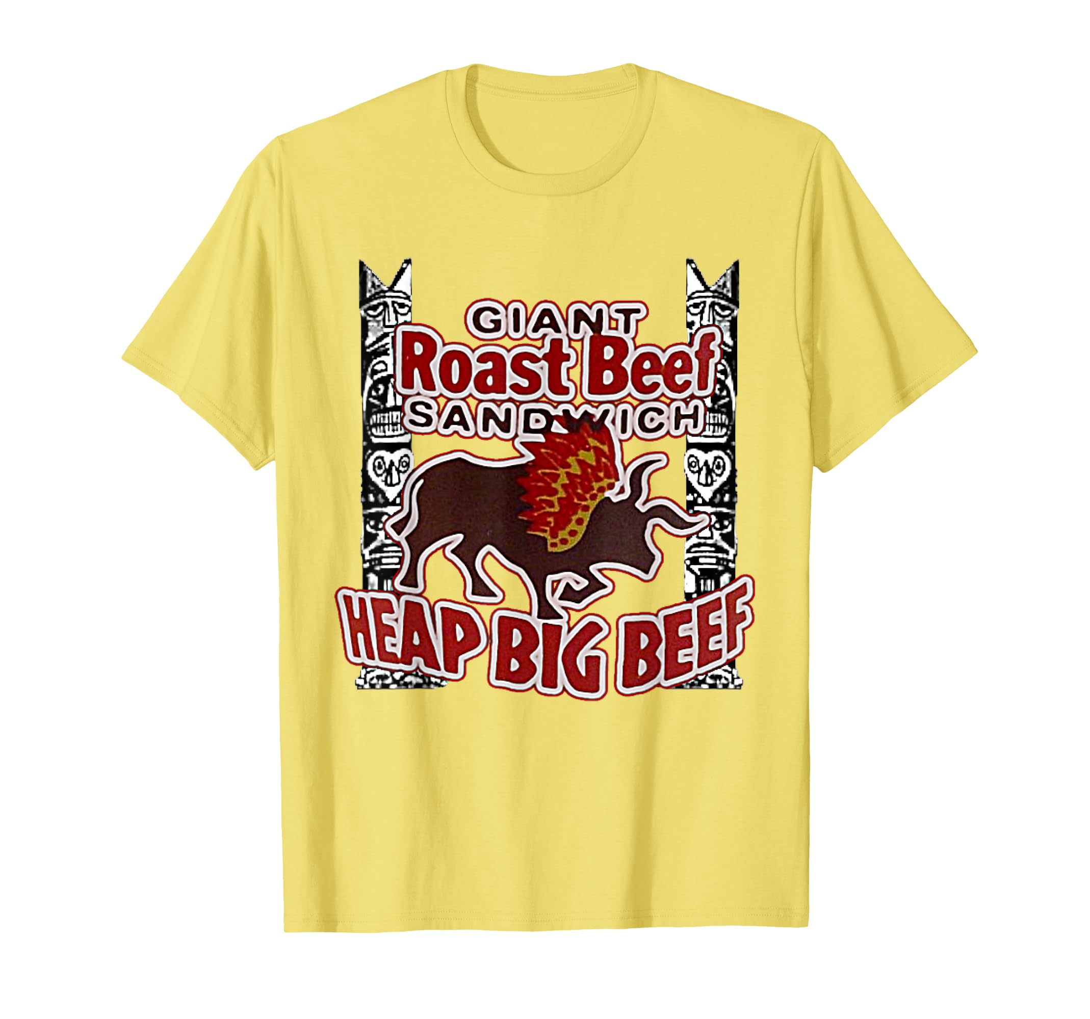 Heap Big Beef Logo Restaurant Mid T-Shirt - Trendy Graphic for Adults - T-Shirt, Sweatshirt, Hoodie
