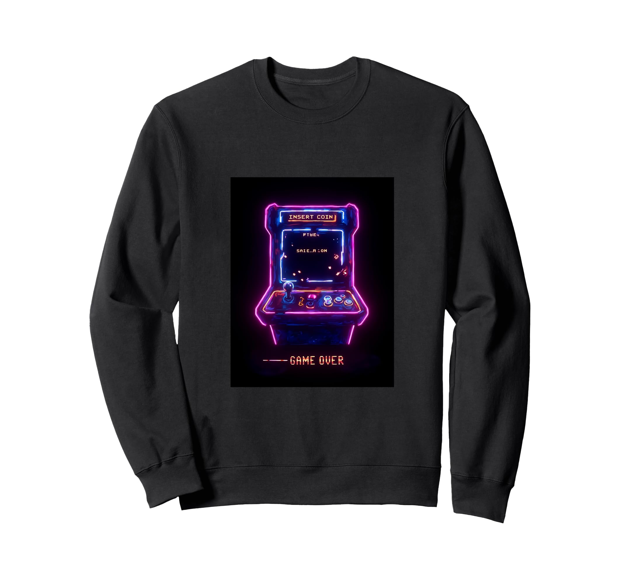 Gaming Arcade Game Over Play Player Sweatshirt - Novelty Apparel Unisex - T-Shirt, Sweatshirt, Hoodie