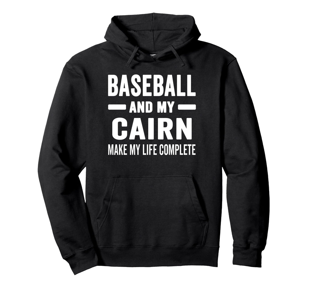 Baseball And My Cairn Mama Dog Lover Hoodie - Custom Art Print Men Women - T-Shirt, Sweatshirt, Hoodie