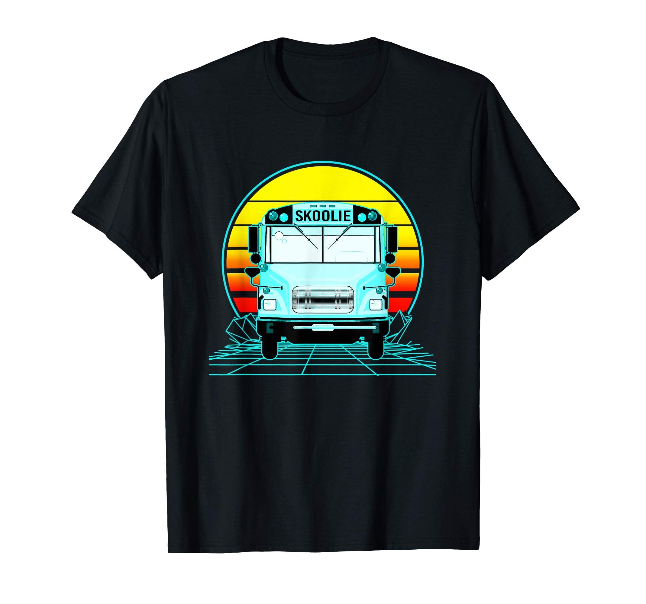 Sunset Skoolie T-Shirt - Aesthetic Graphic for Adults - T-Shirt, Sweatshirt, Hoodie