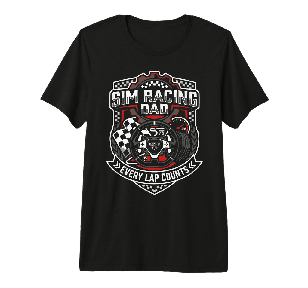 Mens Sim Racing Dad Virtual T-Shirt - Casual Everyday Wear Men Women - T-Shirt, Sweatshirt, Hoodie