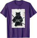 The Samurai Cat merch - Adult & Kids T-Shirts, Sweatshirts & Hoodies apparel design preview 1