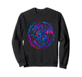 Dragon Heavy Metal Vaporwave Y2K 90S Sweatshirt - Graphic Print Men Women - T-Shirt, Sweatshirt, Hoodie