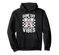 Game Day Vibes Coquette Bow Baseball Hoodie - Custom Art Print for Adults - T-Shirt, Sweatshirt, Hoodie