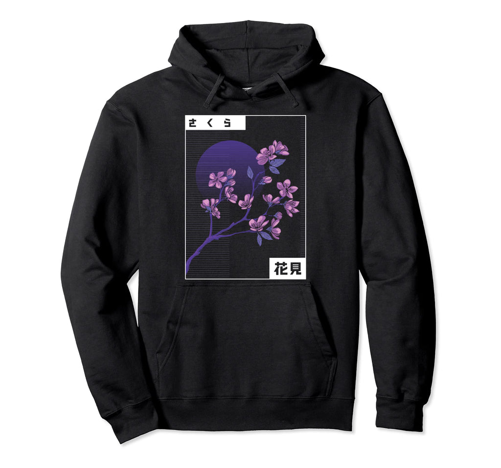 Cherry Blossom Japan Aesthetic Japanese Hoodie - Streetwear Style Unisex - T-Shirt, Sweatshirt, Hoodie