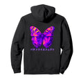 Backprint Aesthetic Butterfly Hoodie - Casual Everyday Wear for Adults - T-Shirt, Sweatshirt, Hoodie