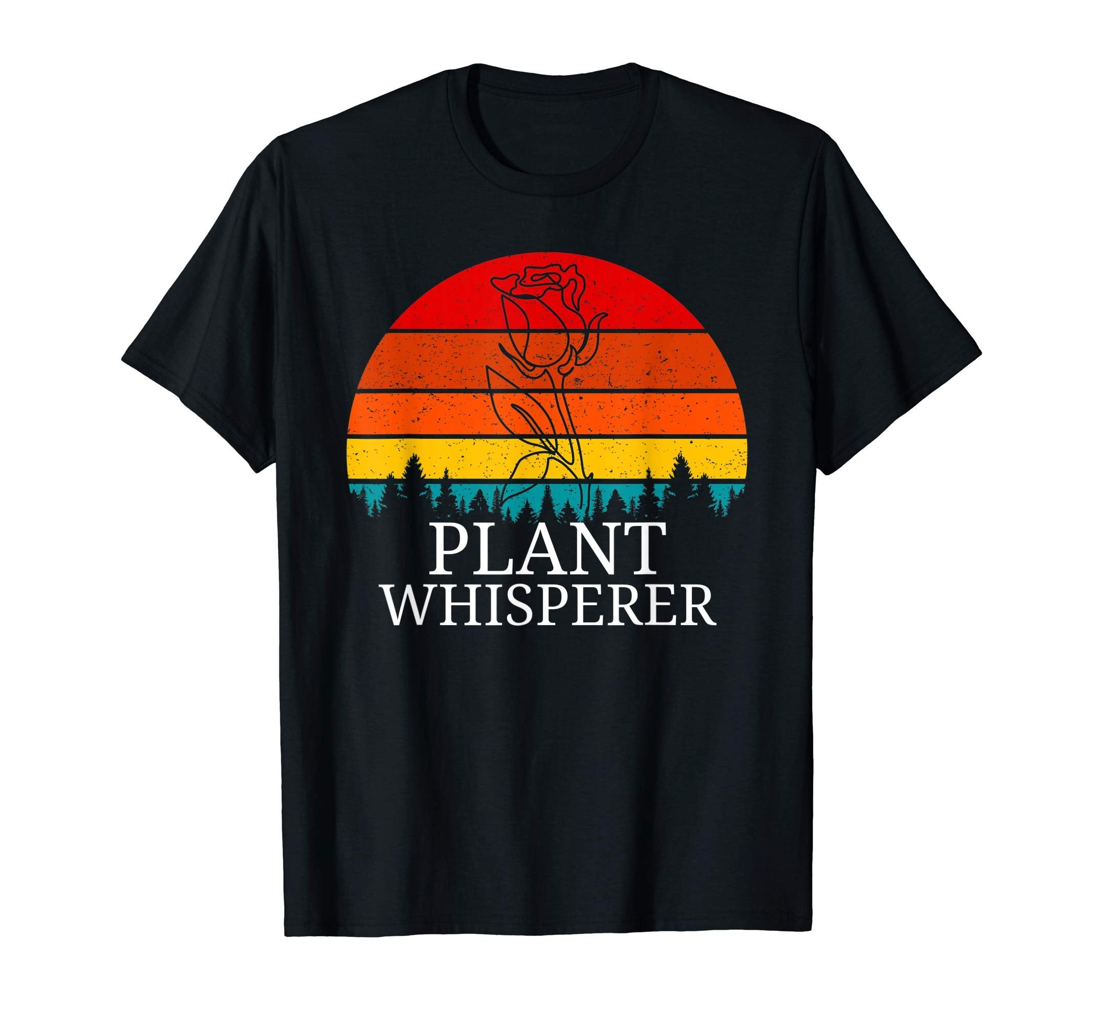 Plant Whisperer Sunset Colors Gardener T-Shirt - Aesthetic Graphic Unisex - T-Shirt, Sweatshirt, Hoodie