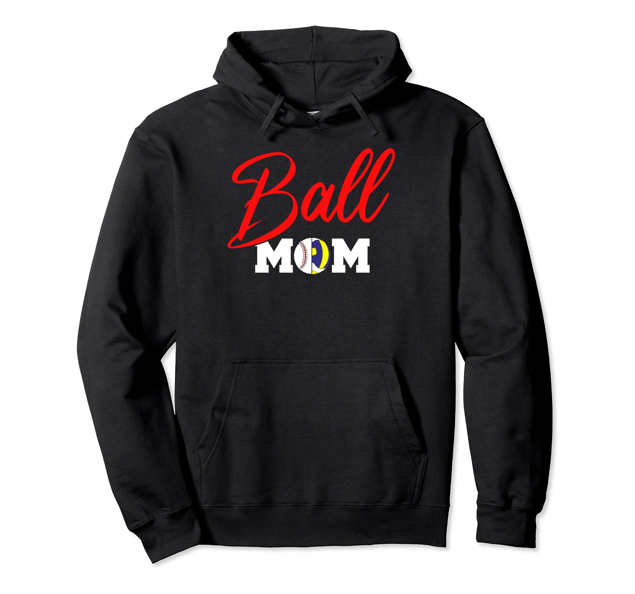 Ball Mom Mama Day Raising Ballers Hoodie - Aesthetic Graphic Unisex - T-Shirt, Sweatshirt, Hoodie