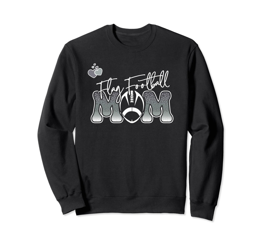 Flag Football Mom Game Day Sweatshirt - Trendy Graphic Men Women - T-Shirt, Sweatshirt, Hoodie