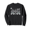Flag Football Mom Game Day Sweatshirt - Trendy Graphic Men Women - T-Shirt, Sweatshirt, Hoodie