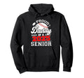 Proud Daddy 2025 Senior Graduate Grad Hoodie - Custom Art Print Unisex - T-Shirt, Sweatshirt, Hoodie