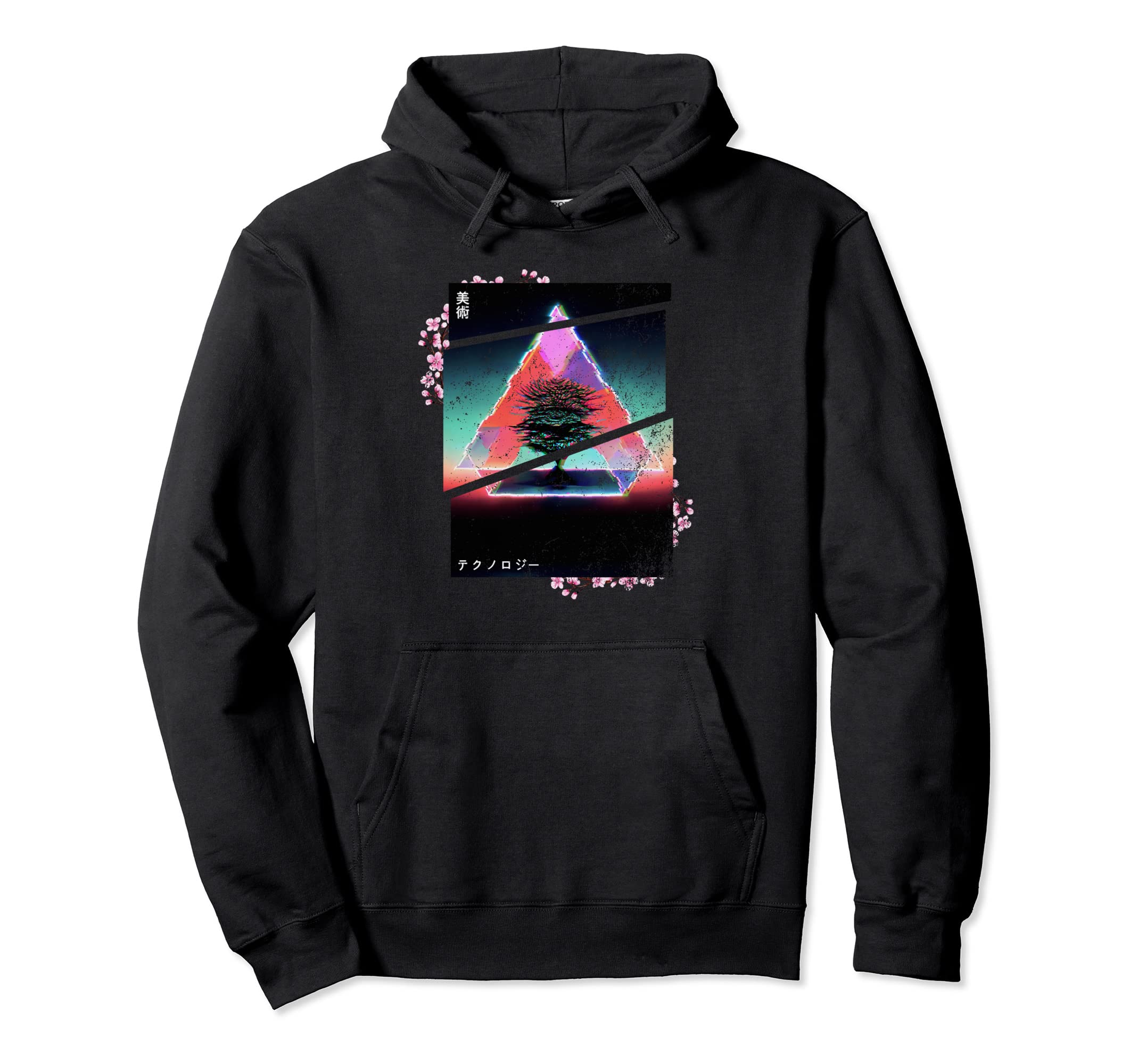 Retrowave Roots Tree Indie Life And Lofi Hoodie - Graphic Print Men Women - T-Shirt, Sweatshirt, Hoodie