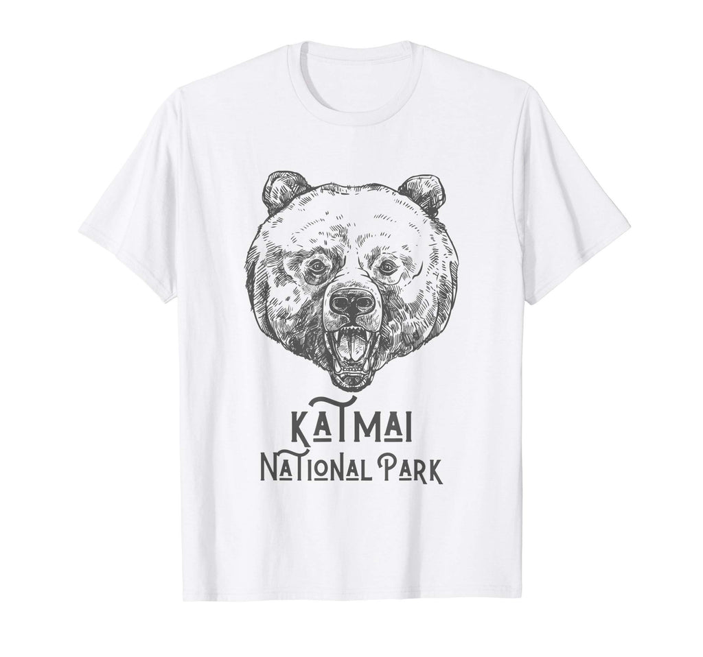 Katmai National Park Grizzly Bear T-Shirt - Aesthetic Graphic for Adults - T-Shirt, Sweatshirt, Hoodie