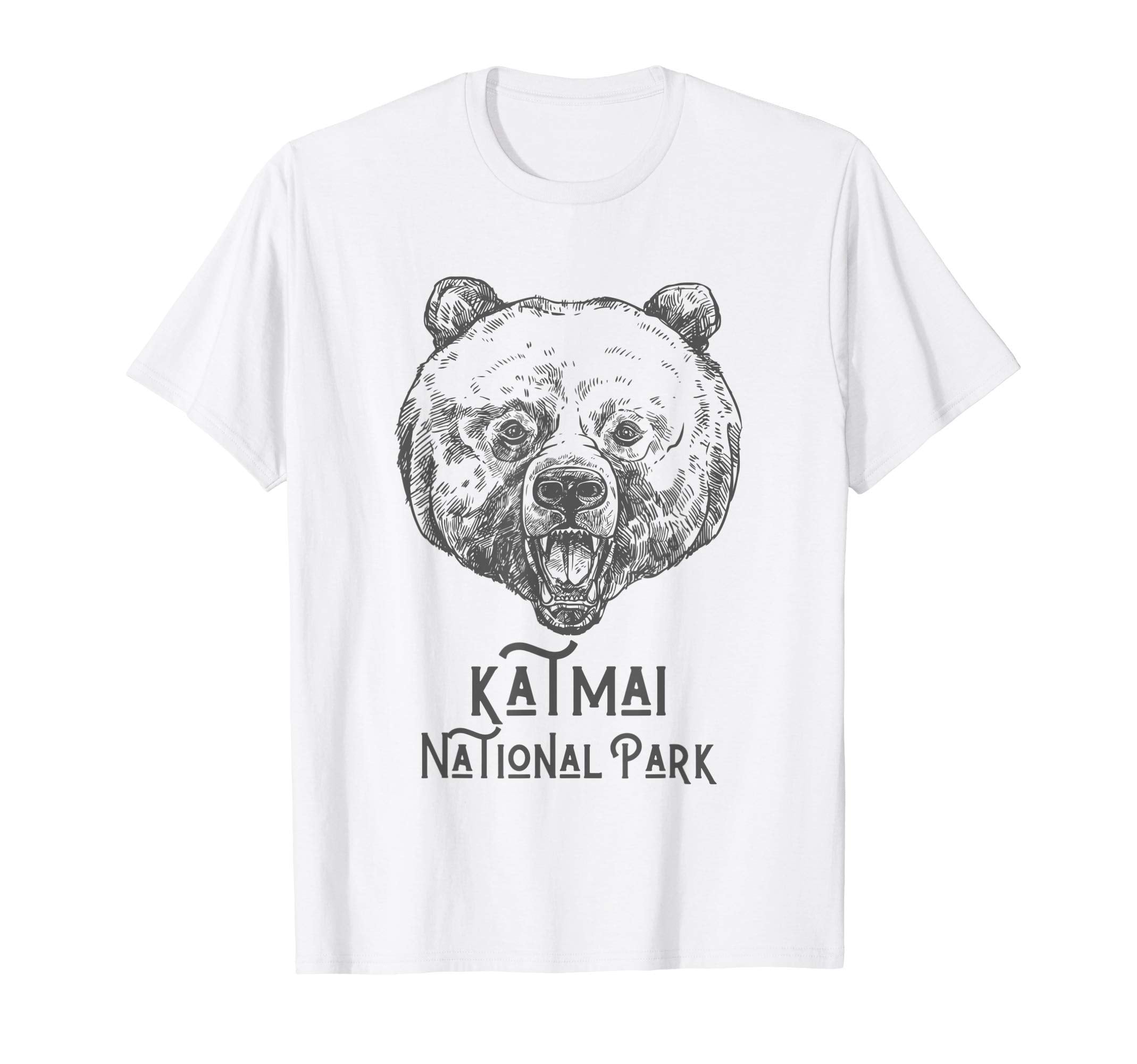 Katmai National Park Grizzly Bear T-Shirt - Aesthetic Graphic for Adults - T-Shirt, Sweatshirt, Hoodie