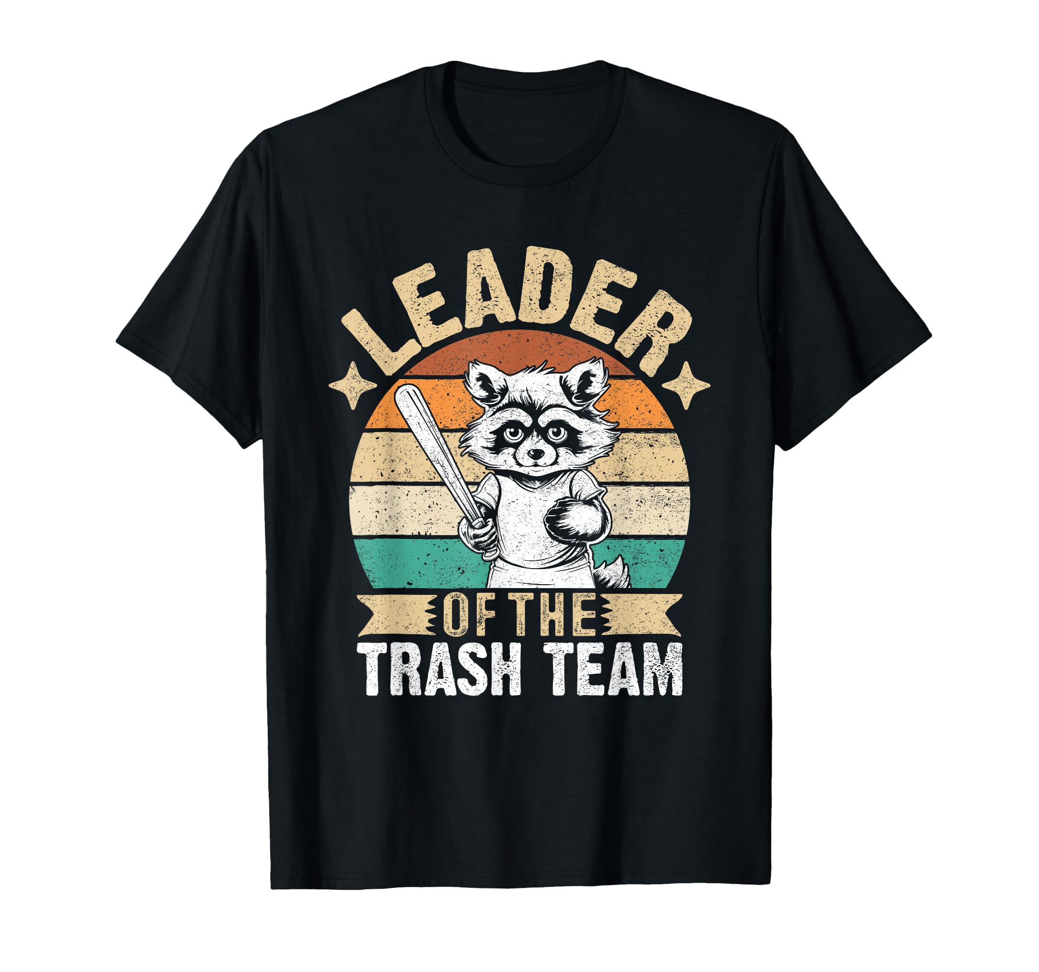 Leader Trash Team Raccoon Baseball Hoodie - Minimalist Print Unisex - T-Shirt, Sweatshirt, Hoodie