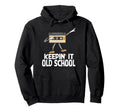 Old School Hip Hop 80S 90S Mixtape Hoodie - Minimalist Print for Adults - T-Shirt, Sweatshirt, Hoodie