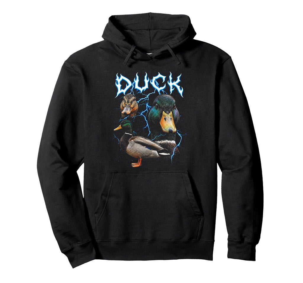 Duck 90S Heavy Metal Duck Farm Hoodie - Casual Everyday Wear for Adults - T-Shirt, Sweatshirt, Hoodie