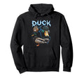 Duck 90S Heavy Metal Duck Farm Hoodie - Casual Everyday Wear for Adults - T-Shirt, Sweatshirt, Hoodie