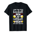 Baseball Mom And Softball Mom Proud T-Shirt - Fun Novelty Design Men Women - T-Shirt, Sweatshirt, Hoodie
