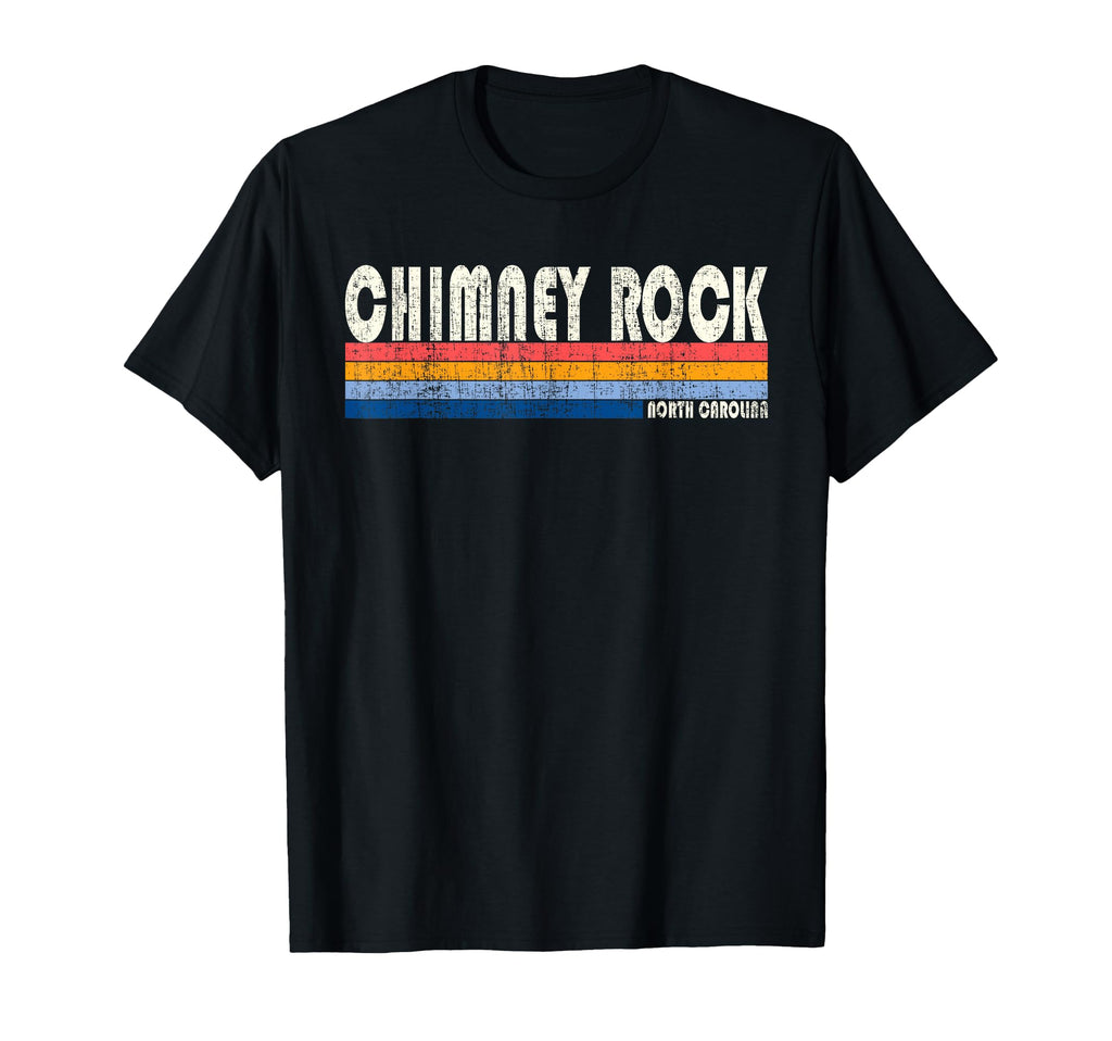 70S 80S Chimney Rock Nc T-Shirt - Trendy Graphic Unisex - T-Shirt, Sweatshirt, Hoodie