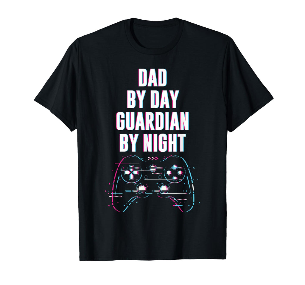 Mens Gamer Dad Dad Day Guardian Night T-Shirt - Trendy Graphic Unisex - T-Shirt, Sweatshirt, Hoodie