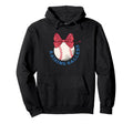 Raising Ballers Baseball Red Bow Heart Hoodie - Graphic Print Unisex - T-Shirt, Sweatshirt, Hoodie