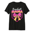 Baseball Mama Drip Ice Cream Drip T-Shirt - Fun Novelty Design for Adults - T-Shirt, Sweatshirt, Hoodie