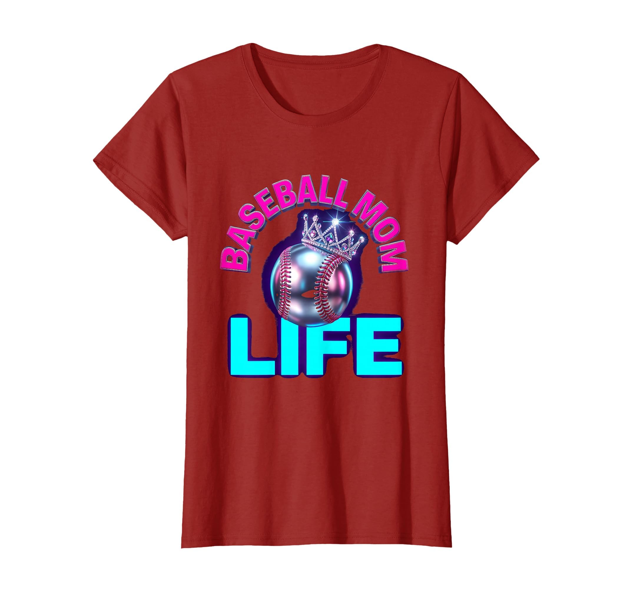 Baseball Mom Life Baseball Moms T-Shirt - Minimalist Print Men Women - T-Shirt, Sweatshirt, Hoodie