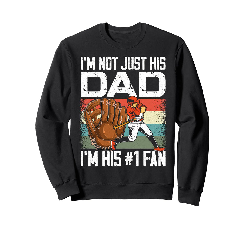 Baseball Fan Dad Father Batter Im Sweatshirt - Trendy Graphic for Adults - T-Shirt, Sweatshirt, Hoodie
