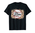 Baseball Mom Leopard Baseball Lovers T-Shirt - Minimalist Print Men Women - T-Shirt, Sweatshirt, Hoodie