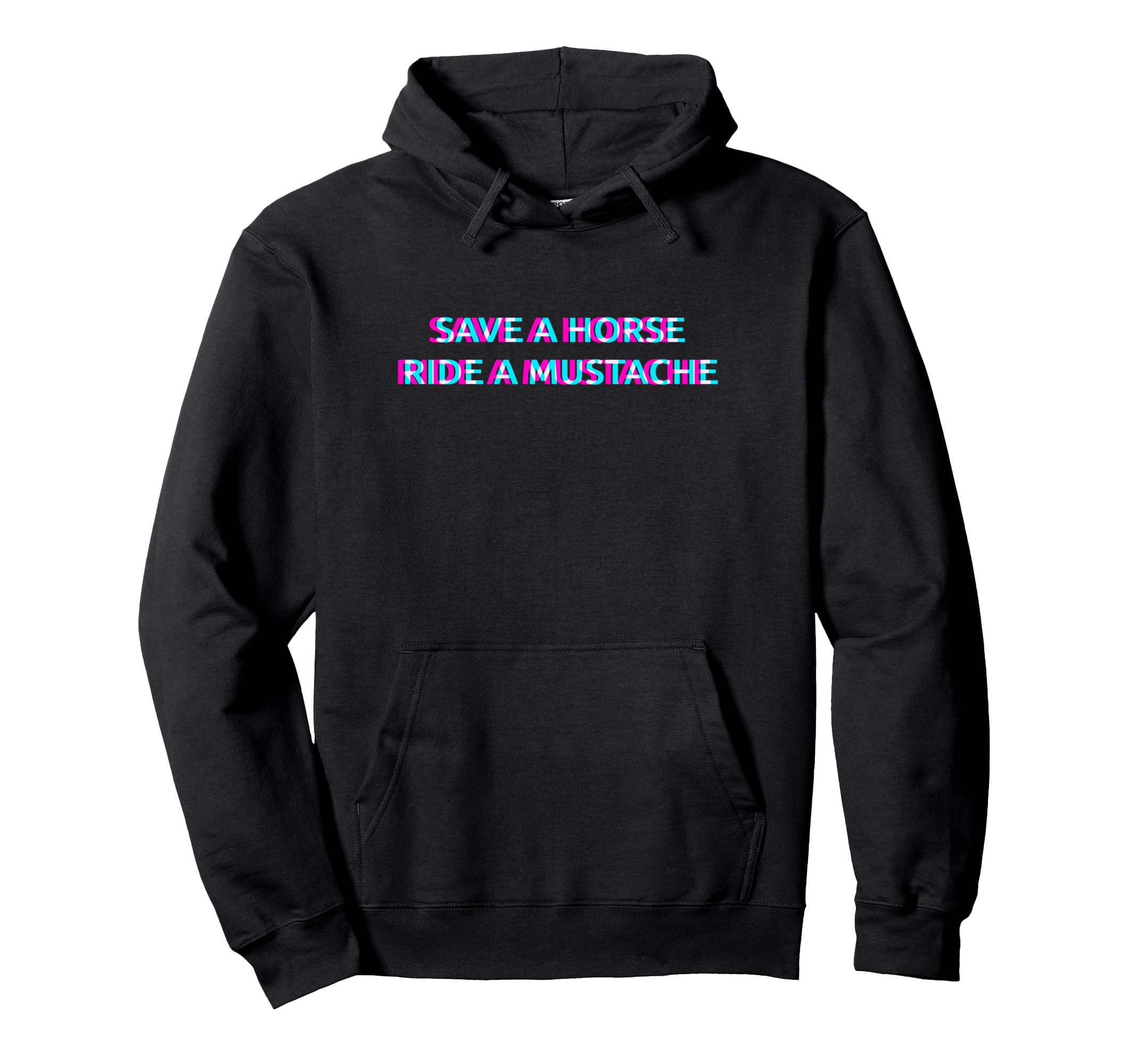 Save Horse Ride Mustache Aesthetic Hoodie - Aesthetic Graphic Men Women - T-Shirt, Sweatshirt, Hoodie