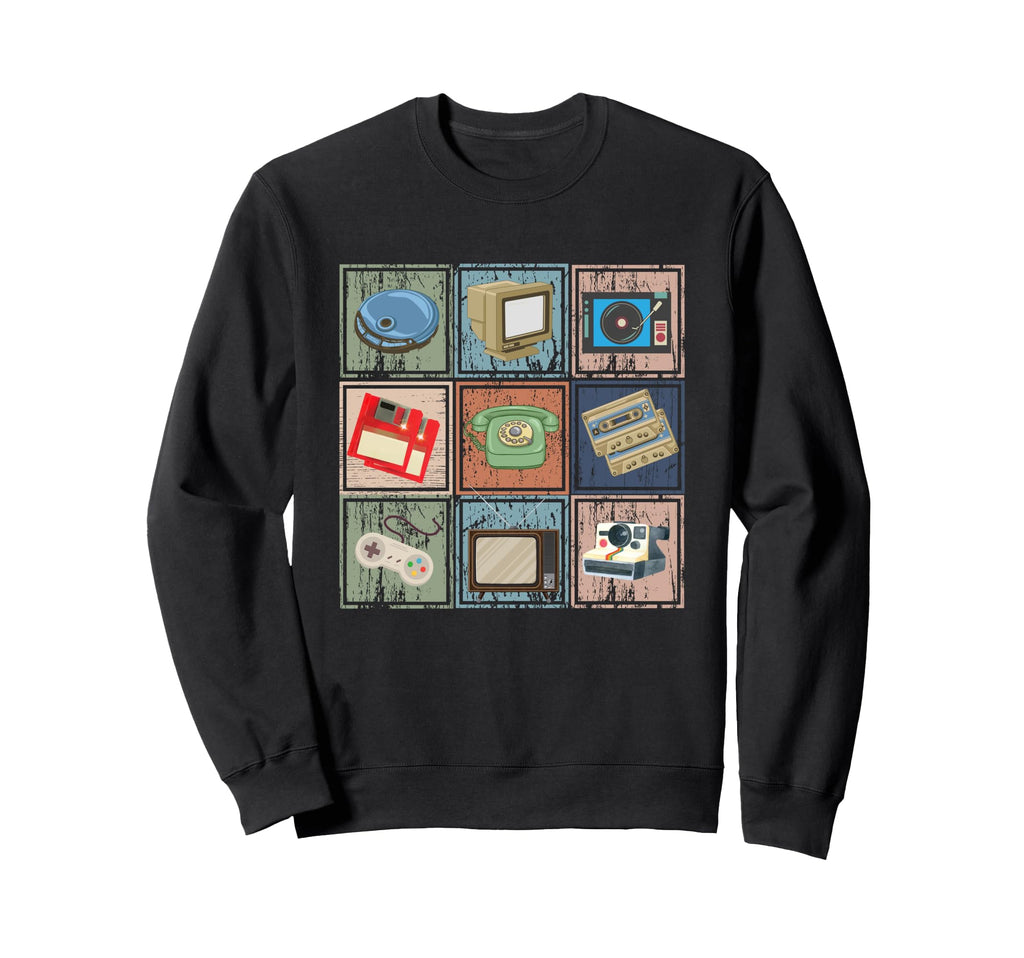 Electronic Devices 80S And 90S Sweatshirt - Aesthetic Graphic Unisex - T-Shirt, Sweatshirt, Hoodie