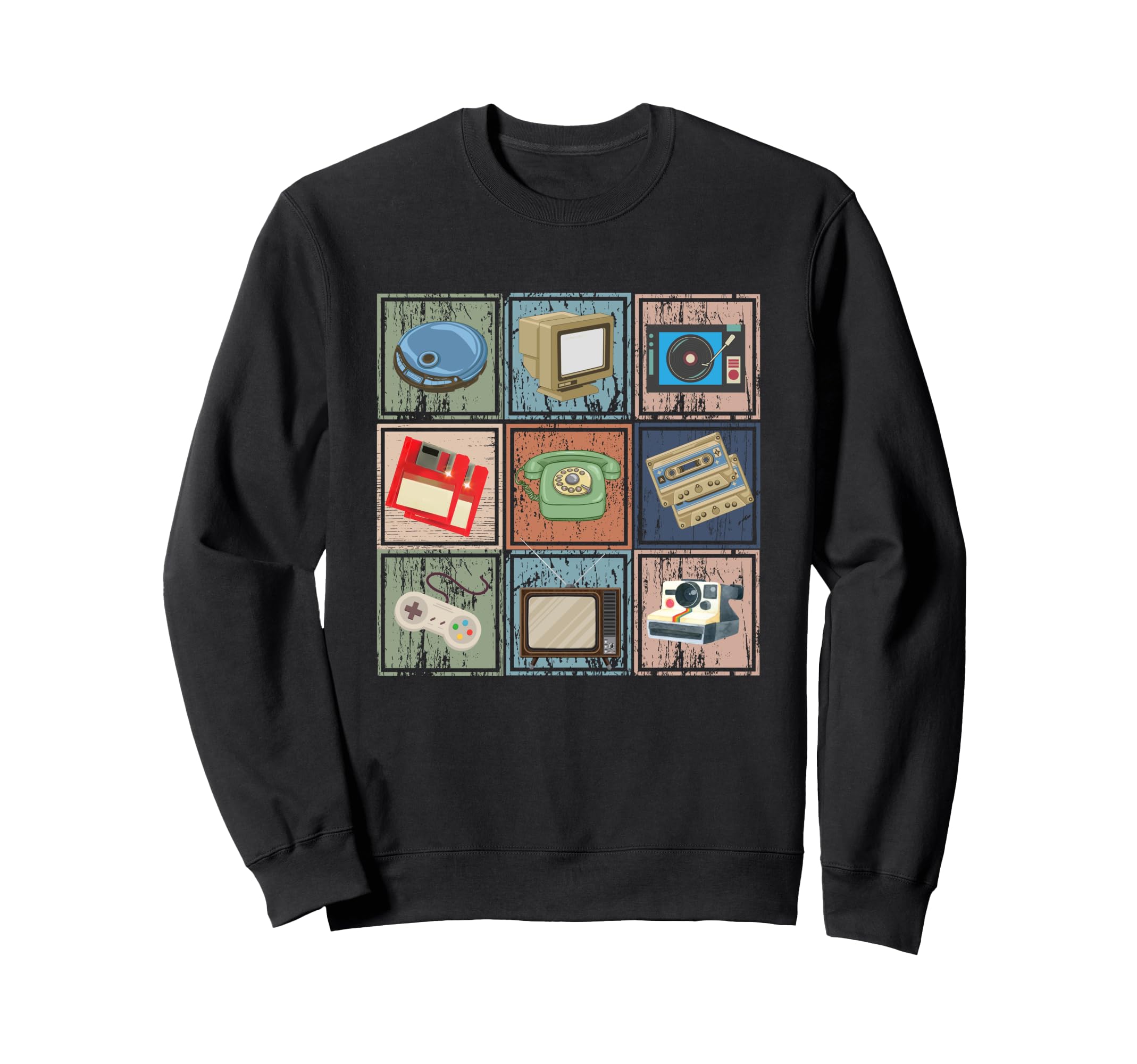 Electronic Devices 80S And 90S Sweatshirt - Aesthetic Graphic Unisex - T-Shirt, Sweatshirt, Hoodie