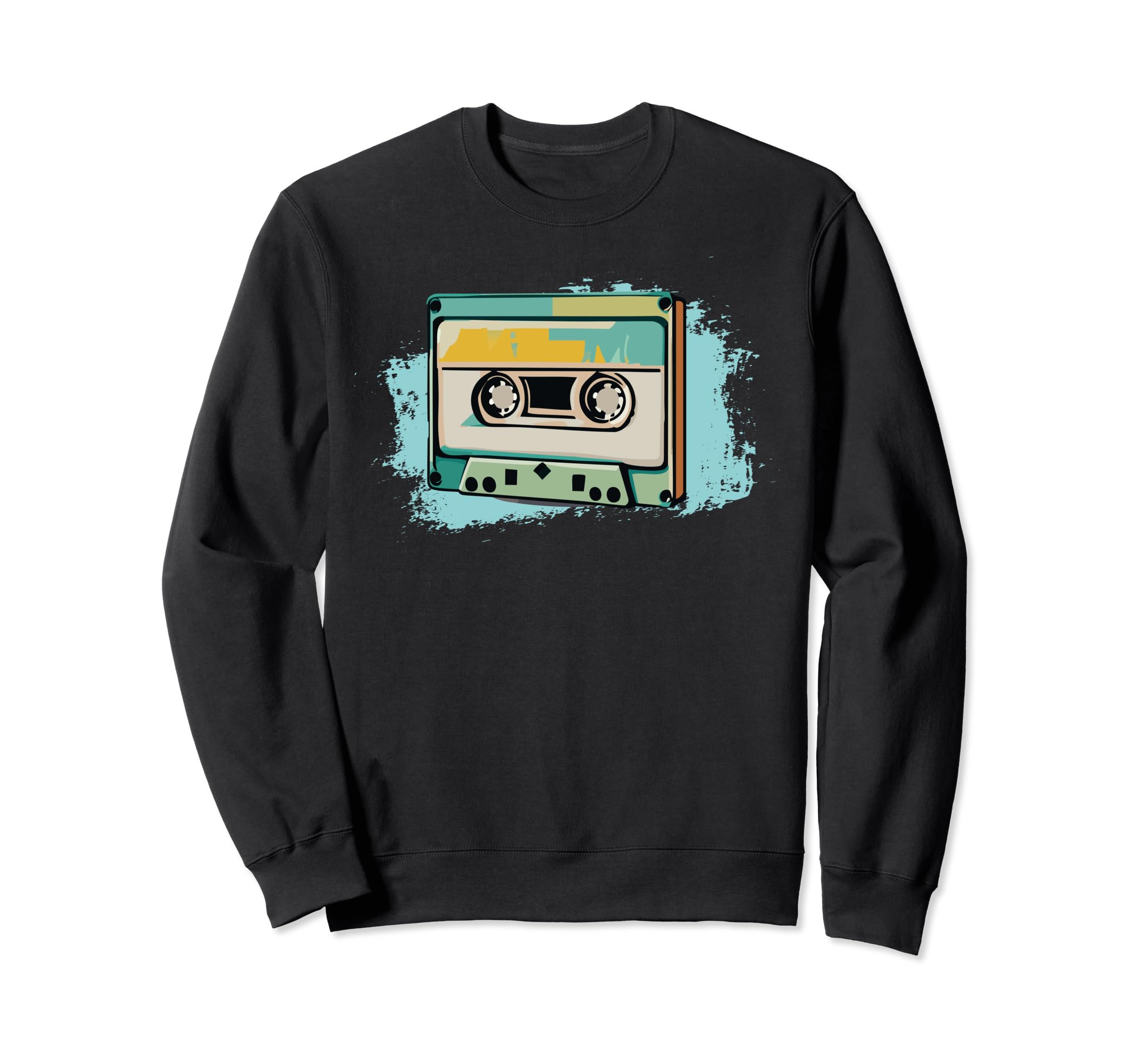 Old School Tape Cassette Mixtape Sweatshirt - Novelty Apparel Men Women - T-Shirt, Sweatshirt, Hoodie
