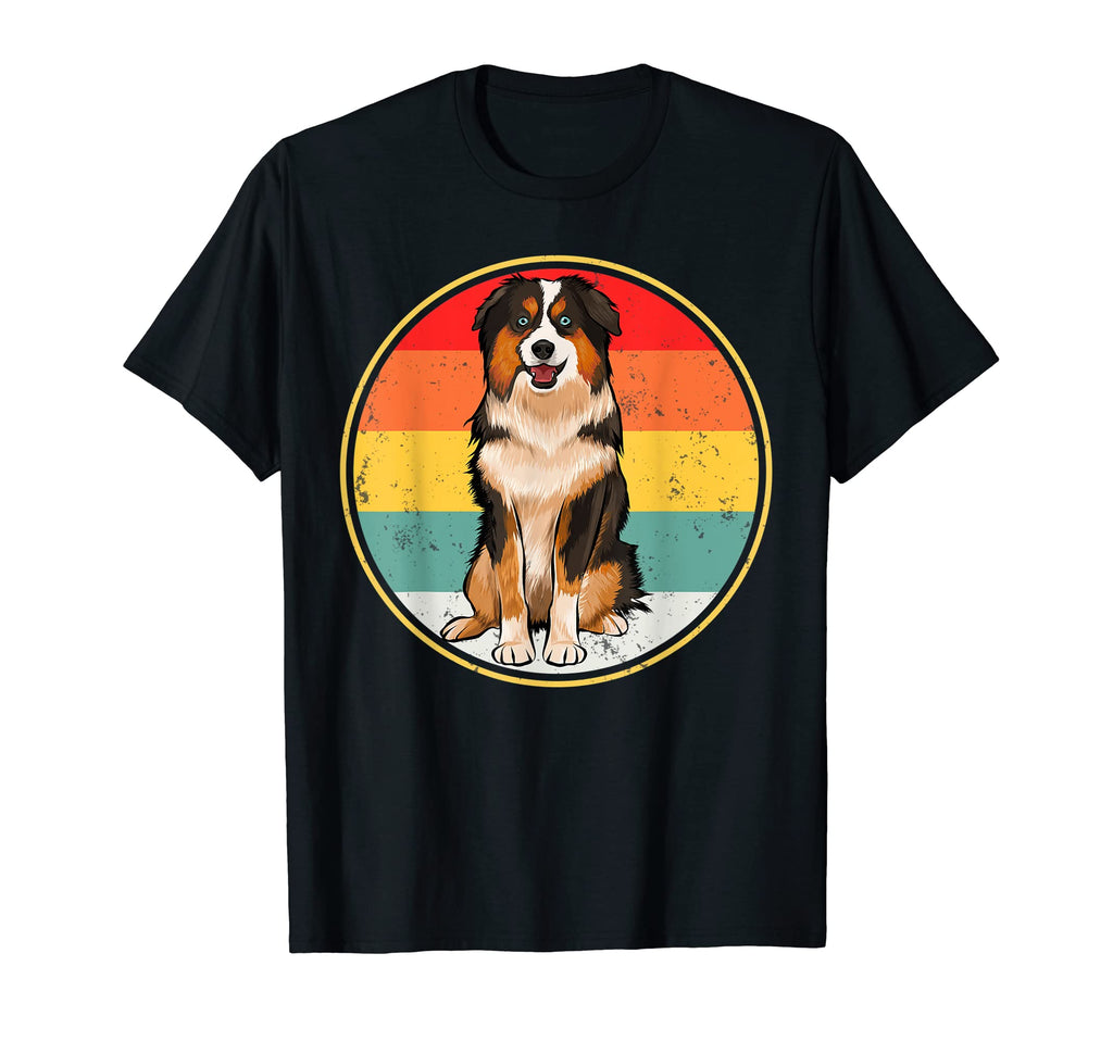 Sunset Miniature American Shepherd T-Shirt - Casual Everyday Wear Unisex - T-Shirt, Sweatshirt, Hoodie