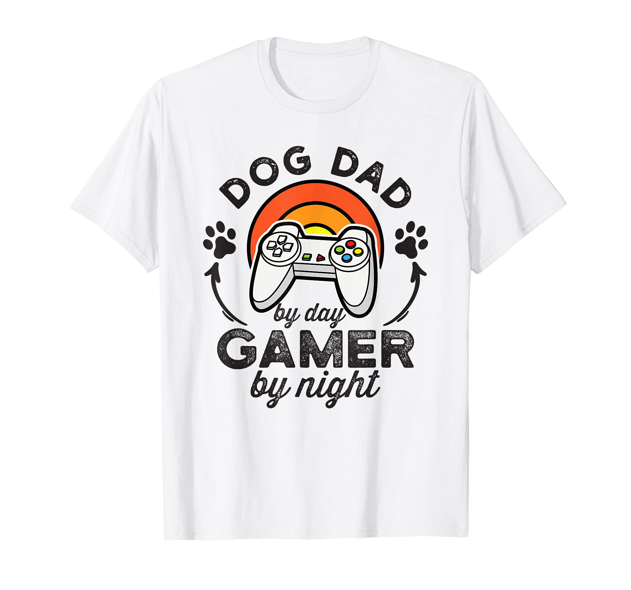 Dog Dad Day Gamer Night T-Shirt - Aesthetic Graphic Men Women - T-Shirt, Sweatshirt, Hoodie