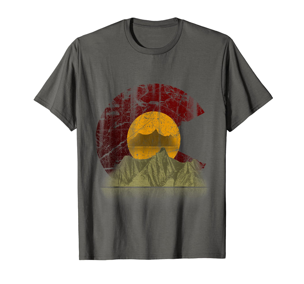 Colorado State Flag Distressed Gifts T-Shirt - Trendy Graphic Unisex - T-Shirt, Sweatshirt, Hoodie