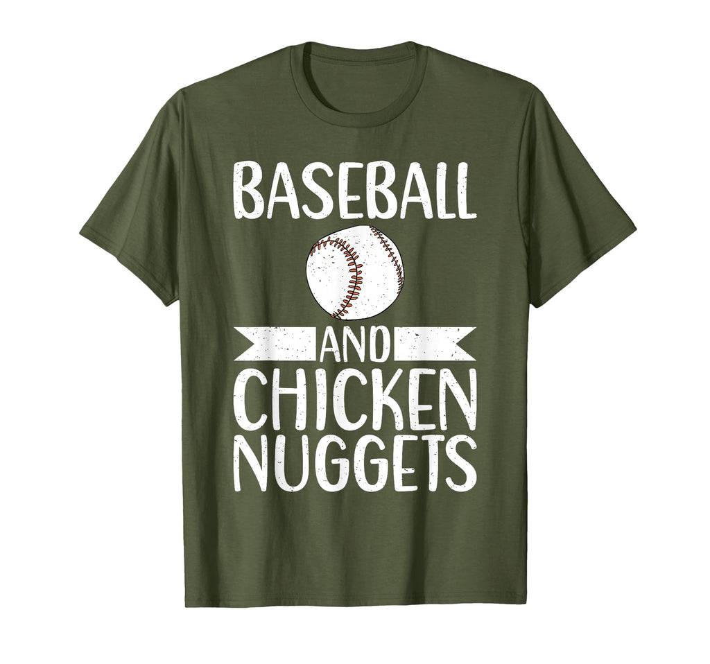 Baseball And Chicken Nuggets T-Shirt - Aesthetic Graphic Unisex - T-Shirt, Sweatshirt, Hoodie