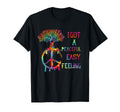 I Got Peaceful Easy Feel Hippie Peaceful T-Shirt - Novelty Apparel Unisex - T-Shirt, Sweatshirt, Hoodie