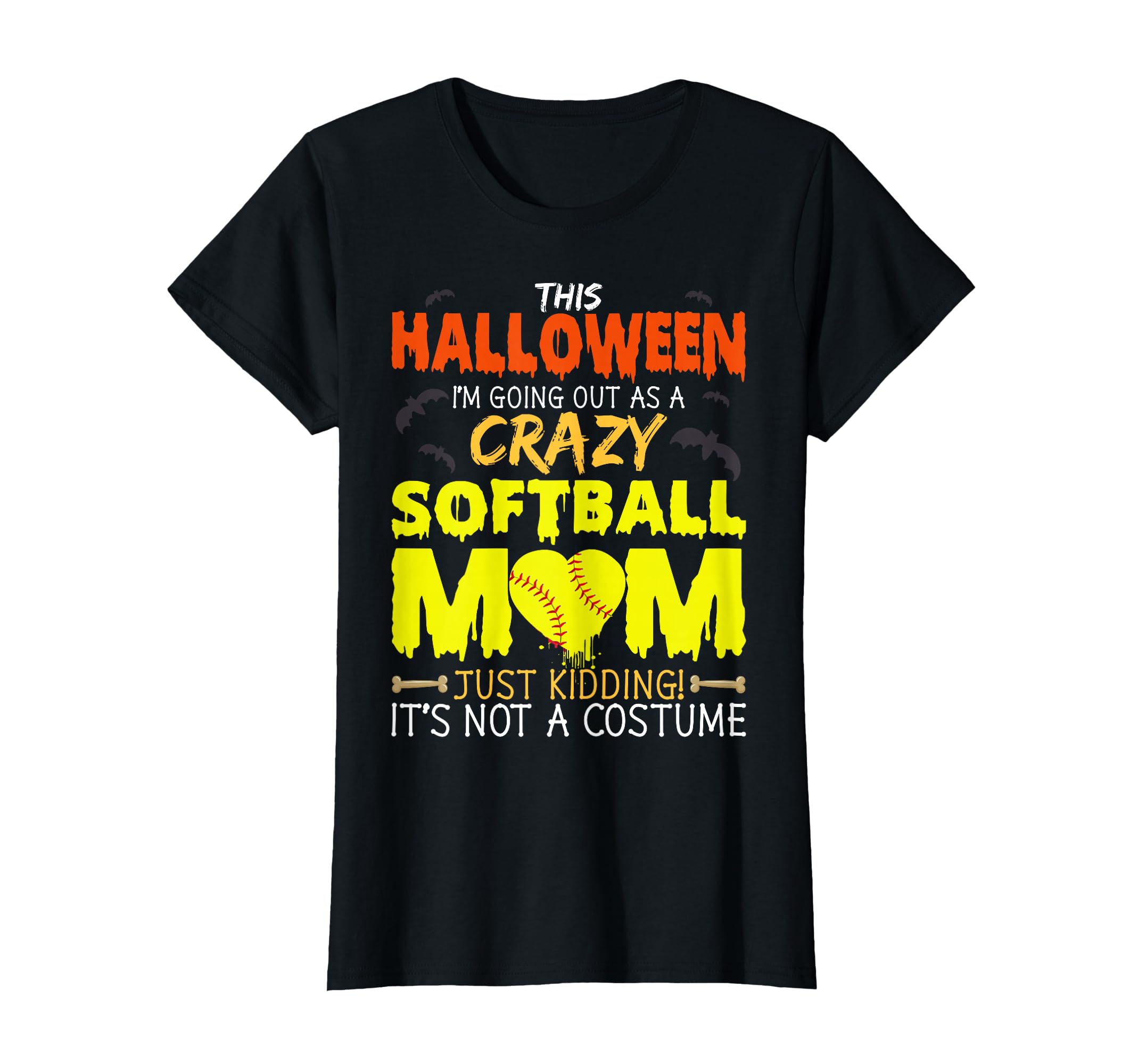Im Going Out As Crazy Softball Mom T-Shirt - Novelty Apparel for Adults - T-Shirt, Sweatshirt, Hoodie
