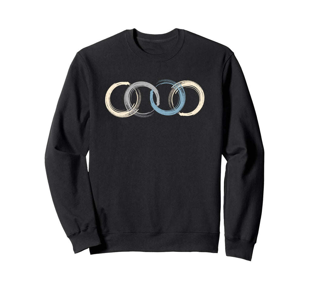 Minimalist Boho Zen Interlocking Sweatshirt - Custom Art Print for Adults - T-Shirt, Sweatshirt, Hoodie